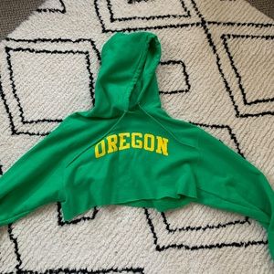 University of Oregon Cropped Hoodie
